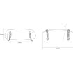 Ρυθμιζόμενη ζελατίνα μοτοσυκλέτας PUIG W/Template 325x102mm. Clear Ρυθμιζόμενη ζελατίνα μοτοσυκλέτας PUIG W/Template 325x102mm. Clear thumb