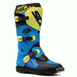 Παιδικές μπότες motocross SIDI FLAME LIGHT BLUE/LIME Παιδικές μπότες motocross SIDI FLAME LIGHT BLUE/LIME
