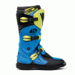 Παιδικές μπότες motocross SIDI FLAME LIGHT BLUE/LIME thumb