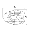 Προστατευτικά μανιτάρια μοτοσυκλέτας PUIG R19 Kawasaki Z400 19-20 Προστατευτικά μανιτάρια μοτοσυκλέτας PUIG R19 Kawasaki Z400 19-20 thumb
