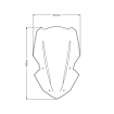 Ζελατίνα μηχανής PUIG New Generation Touring Kawasaki Z900 17-19 Black thumb
