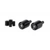 Αντίβαρα τιμονιού PUIG με διάμετρο 13-18mm Longs 40mm Black
