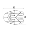 Προστατευτικά μανιτάρια μηχανής R19 BMW S1000RR 23-24 thumb