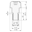 Αντίβαρα τιμονιού PUIG Shorts για Yamaha 20mm Black thumb
