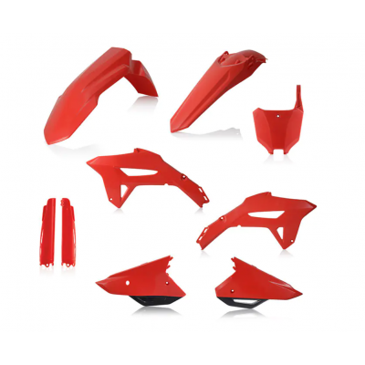 Σετ πλαστικά μοτοσυκλέτας ACERBIS για HONDA CRF450R 21-24, CRF250R 22-24 Red/Black