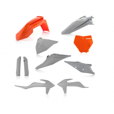 Σετ πλαστικά μοτοσυκλέτας ACERBIS για KTM SX125/250 19-22, SX-F250/350/450 19-22 Grey/Orange Σετ πλαστικά μοτοσυκλέτας ACERBIS για KTM SX125/250 19-22, SX-F250/350/450 19-22 Grey/Orange