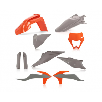 Σετ πλαστικά μοτοσυκλέτας ACERBIS για KTM EXC/EXC-F 20-23 Orange/Grey