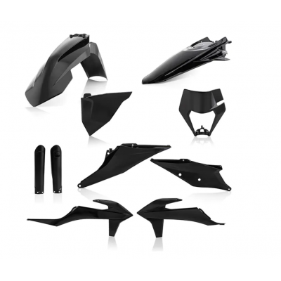 Σετ πλαστικά μοτοσυκλέτας ACERBIS για KTM EXC/EXC-F 20-23 Black