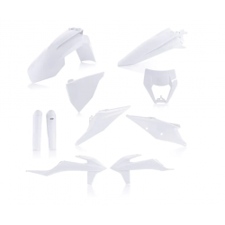 Σετ πλαστικά μοτοσυκλέτας ACERBIS για KTM EXC/EXC-F 20-23 White
