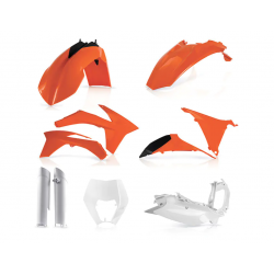 Σετ πλαστικά μοτοσυκλέτας ACERBIS για KTM EXC/EXC-F 12-13 Orange/White