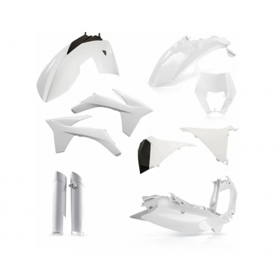 Σετ πλαστικά μοτοσυκλέτας ACERBIS για KTM EXC/EXC-F 12-13 White