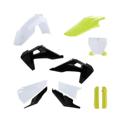 Σετ πλαστικά μοτοσυκλέτας ACERBIS για Husqvarna TC/FC 19-22, FX350/450 20-22, TX300i 20-22 Black/White Σετ πλαστικά μοτοσυκλέτας ACERBIS για Husqvarna TC/FC 19-22, FX350/450 20-22, TX300i 20-22 Black/White