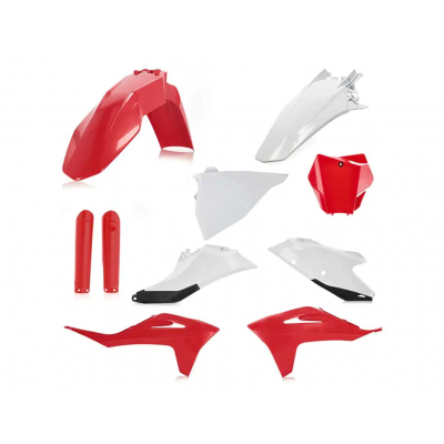Σετ πλαστικά μοτοσυκλέτας ACERBIS για Gas Gas EX/MC 21-23 Red/White