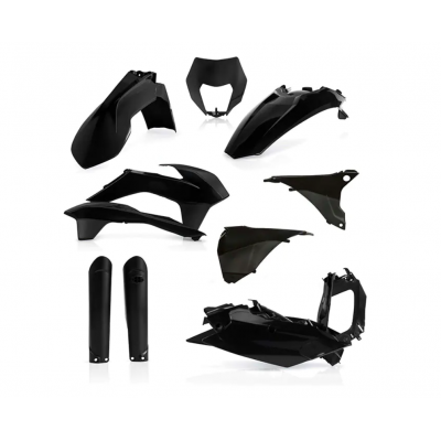 Σετ πλαστικά μοτοσυκλέτας ACERBIS για KTM EXC/EXC-F 2016 Black