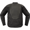 Δερμάτινο μπουφάν μηχανής ICON Overlord3™ CE Leather BLACK thumb