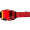 Μάσκα μηχανής motocross FLY RACING Zone Pro Black - Red Mirror/Amber Lens thumb