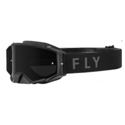 Μάσκα μηχανής motocross FLY RACING Zone Pro Black - Dark Smoke Lens