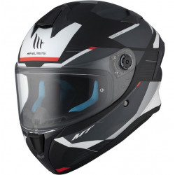 Κράνος μηχανής MT TARGO S KAY B2 MATT BLACK/WHITE/RED Κράνος μηχανής MT TARGO S KAY B2 MATT BLACK/WHITE/RED