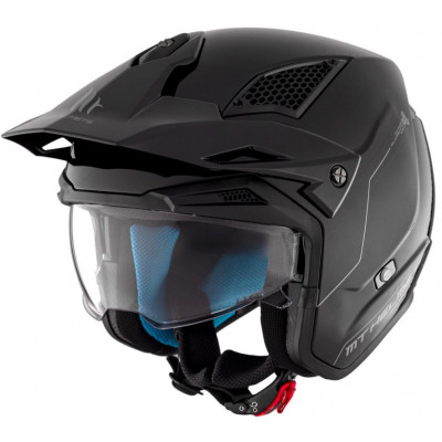 Κράνος μηχανής MT DISTRICT SV S SOLID A1 GLOSS BLACK