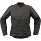 Γυναικείο μπουφάν μηχανής ICON Overlord3™ CE Leather BLACK thumb