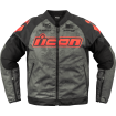 Μπουφάν μηχανής ICON Overlord3™ CE Magnacross CE DARK GRAY/RED/BLACK thumb