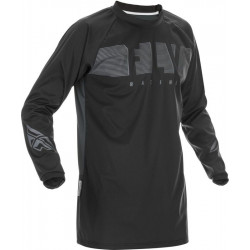 Μπλούζα motocross FLY RACING Windproof-Black/Grey