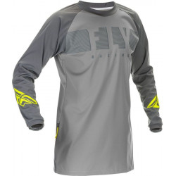 Μπλούζα motocross FLY RACING Windproof-Grey/Hi-Vis