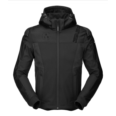 Μπουφάν μηχανής SPIDI HOODIE WARRIOR BLACK Μπουφάν μηχανής SPIDI HOODIE WARRIOR BLACK