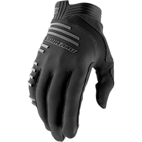 Γάντια ποδηλασίας 100% R-CORE BLACK