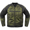 Μπουφάν μηχανής ICON Overlord3™ CE Magnacross DARK GREEN/BLACK thumb