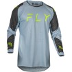 Μπλούζα motocross FLY RACING Evolution DST - Ice Grey/Charcoal/Neon Green thumb