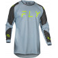 Μπλούζα μηχανής motocross FLY RACING Evolution DST - Ice Grey/Charcoal/Neon Green thumb