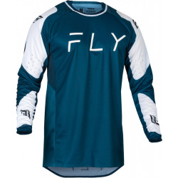Μπλούζα motocross FLY RACING Evolution DST - Navy/White