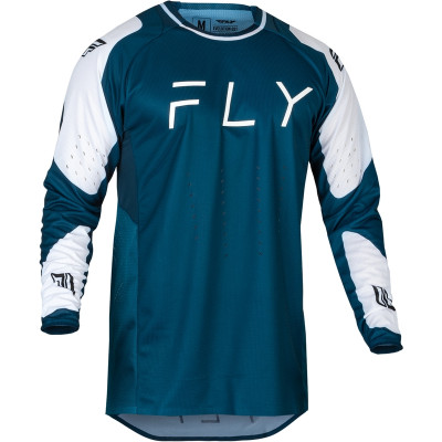 Μπλούζα motocross FLY RACING Evolution DST - Navy/White