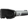 Μάσκα μηχανής motocross FLY RACING Zone Black/Grey - Dark Smoke Lens