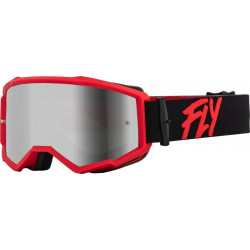 Μάσκα μηχανής motocross FLY RACING Zone Black/Red W/ Silver Mirror/Smoke Lens Μάσκα μηχανής motocross FLY RACING Zone Black/Red W/ Silver Mirror/Smoke Lens