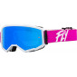 Μάσκα μηχανής motocross FLY RACING Zone Pink/White W/ Sky Blue Mirror/Smoke Lens thumb