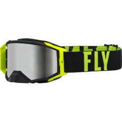 Μάσκα μηχανής motocross FLY RACING Zone Black/Hi-Vis W/ Silver Mirror/Smoke Lens Μάσκα μηχανής motocross FLY RACING Zone Black/Hi-Vis W/ Silver Mirror/Smoke Lens