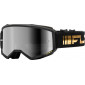 Μάσκα μηχανής motocross FLY RACING Zone Black/Gold - Silver/Smoke Lens thumb