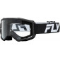 Μάσκα μηχανής motocross FLY RACING Focus 24 White/Black - Clear Lens thumb