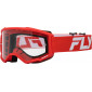Μάσκα μηχανής motocross FLY RACING Focus 24 Red/White - Clear Lens thumb