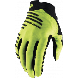 Γάντια ποδηλασίας 100% R-CORE YELLOW FLUO