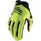 Γάντια ποδηλασίας 100% R-CORE YELLOW FLUO thumb