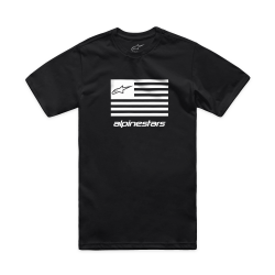 Μπλουζάκι ALPINESTARS TEE CSF FLAG BLACK/WHITE