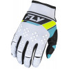 Γάντια μηχανής FLY RACING Kinetic Prix- White/Black/Hi-Vis
