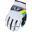 Γάντια μηχανής FLY RACING Kinetic Prix- White/Black/Hi-Vis thumb