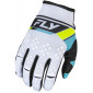 Γάντια μηχανής FLY RACING Kinetic Prix- White/Black/Hi-Vis thumb