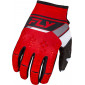 Γάντια μηχανής FLY RACING Kinetic Prix- Red/Grey/White thumb