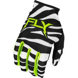 Γάντια μηχανής FLY RACING Lite Uncaged- Black/White/Neon Green