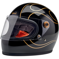 Κράνος μηχανής BILTWELL GRINGO S BLACK FLAME